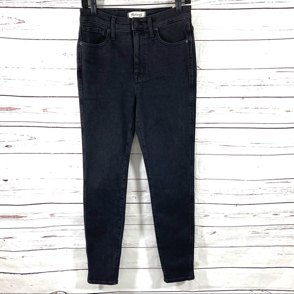 Madewell 10" High-Rise Skinny Jeans Black Size 29